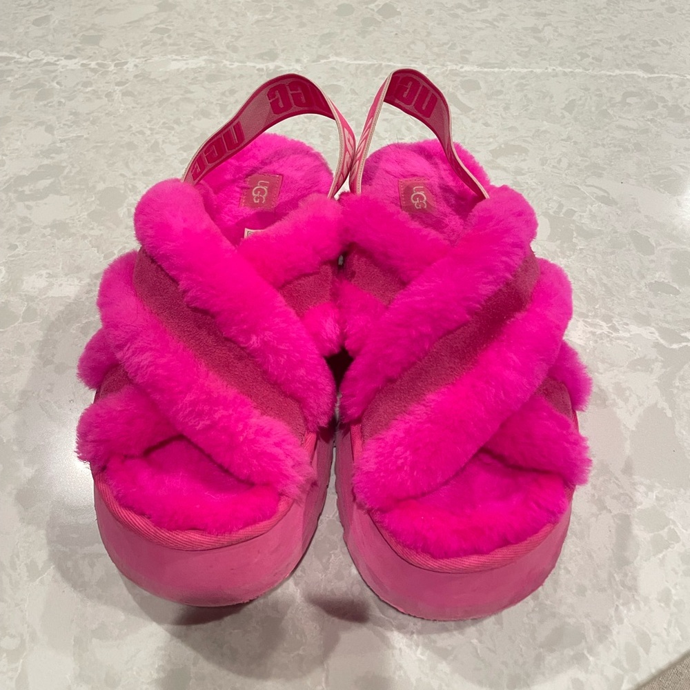 UGG Slingback platform slippers
